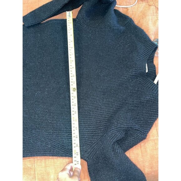 Reiss Black Orley  Ribbed Knit Sweater Size Large Womens - Picture 5 of 8
